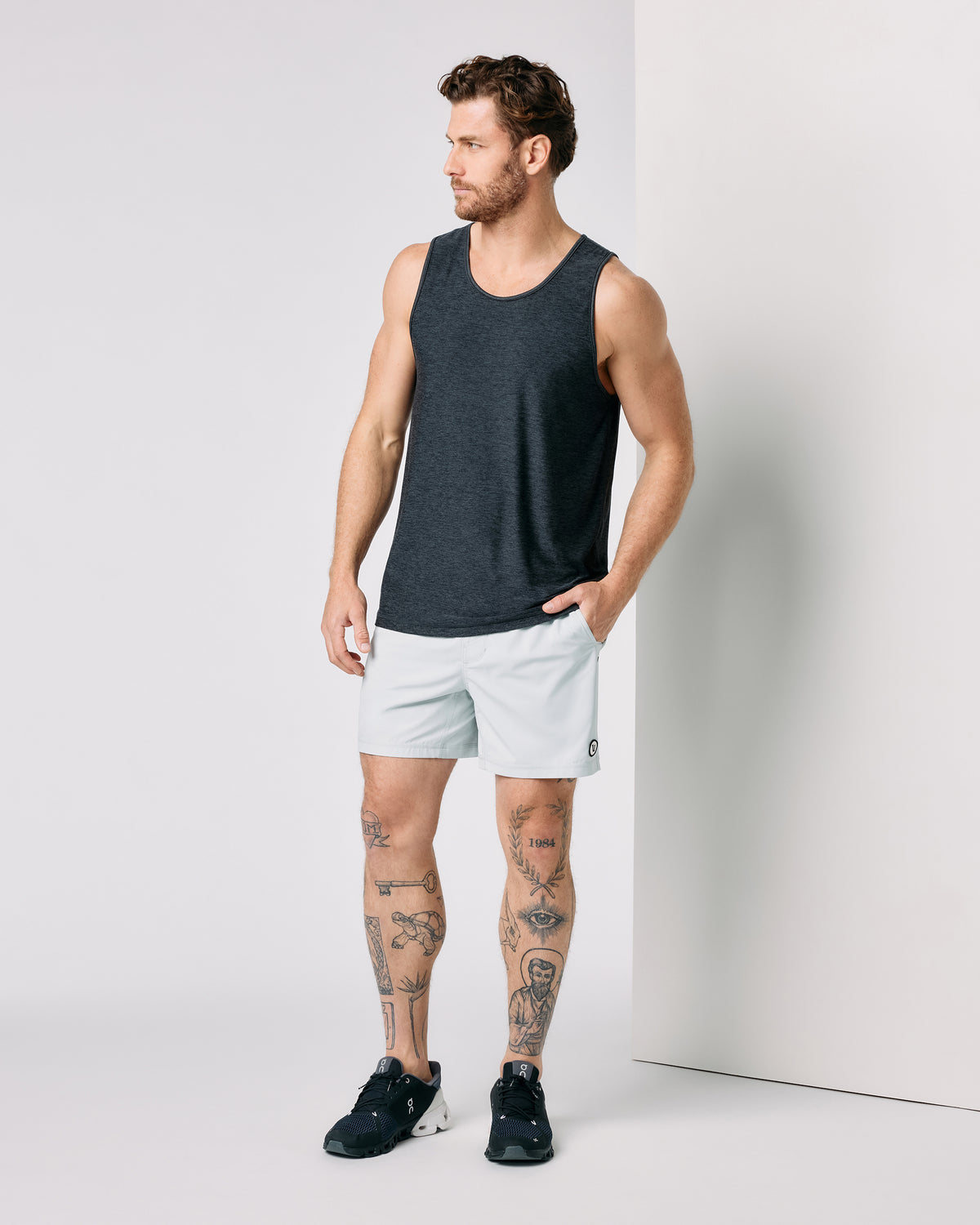 Strato Tech Tank Charcoal Heather | Vuori shop - US 7009