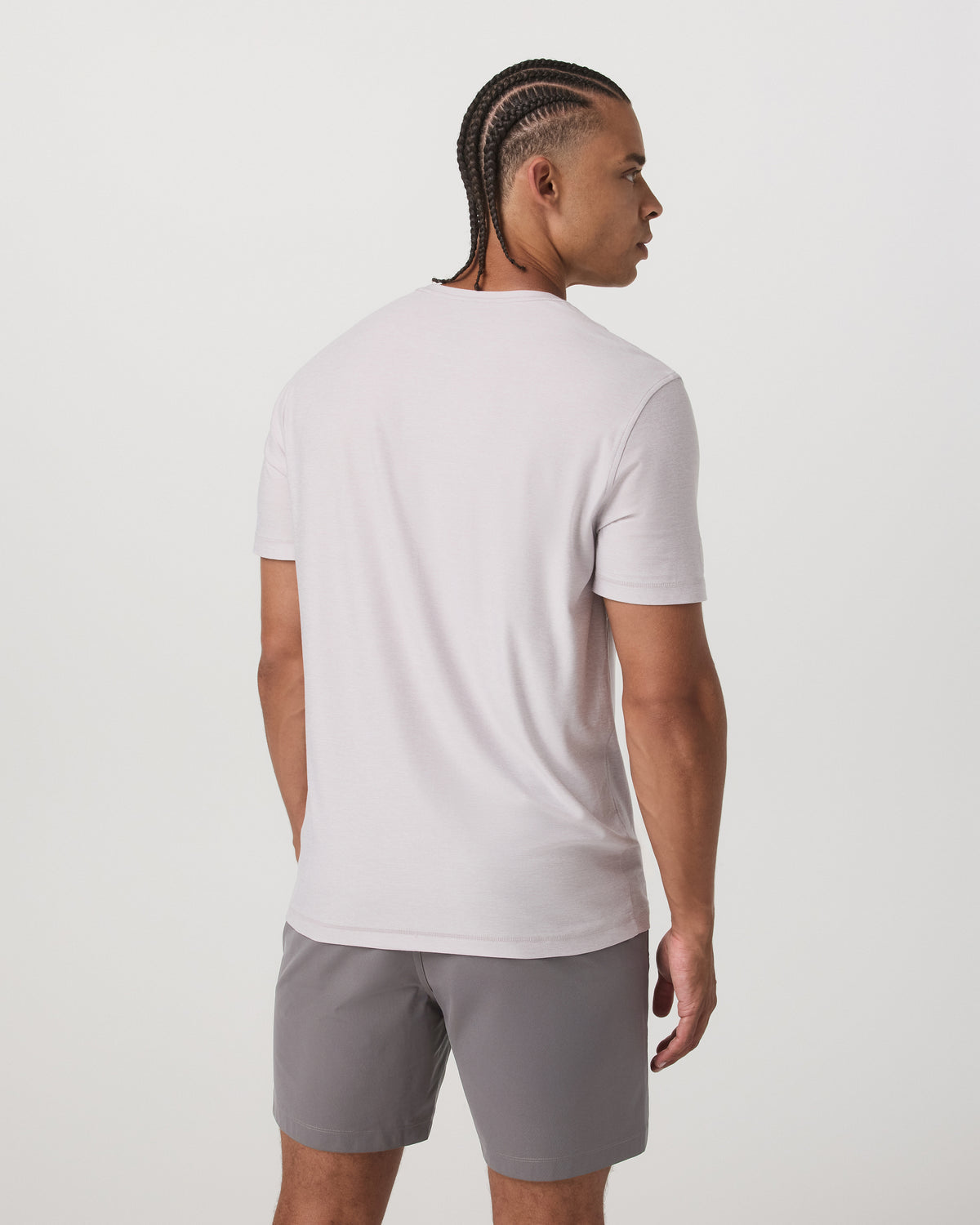 Strato Tech Tee Men's Thistle Heather Performance Shirt | Vuori onsale - US 8998