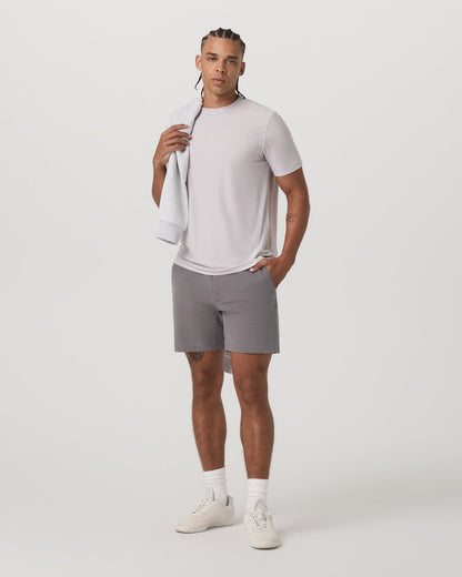 Strato Tech Tee Men's Thistle Heather Performance Shirt | Vuori onsale - US 8998