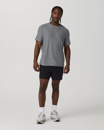 Short Sleeve Strato Tech Tee - Relaxed Fit Heather Grey | Vuori for sale - US 9926