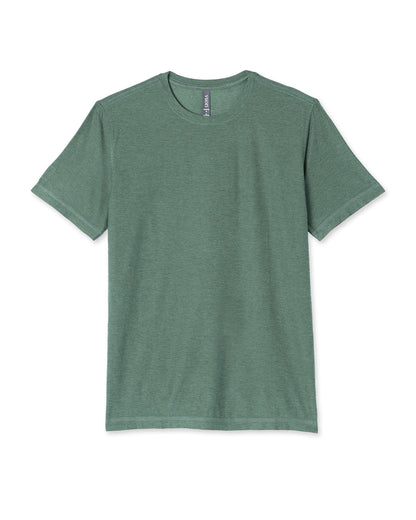 Strato Tech Tee Men's Sea Pine Heather Workout Shirt | Vuori online - US 8194