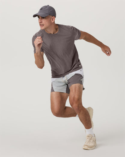 Strato Tech Tee Men's Huckleberry Heather T-Shirt | Vuori shop - US 1785