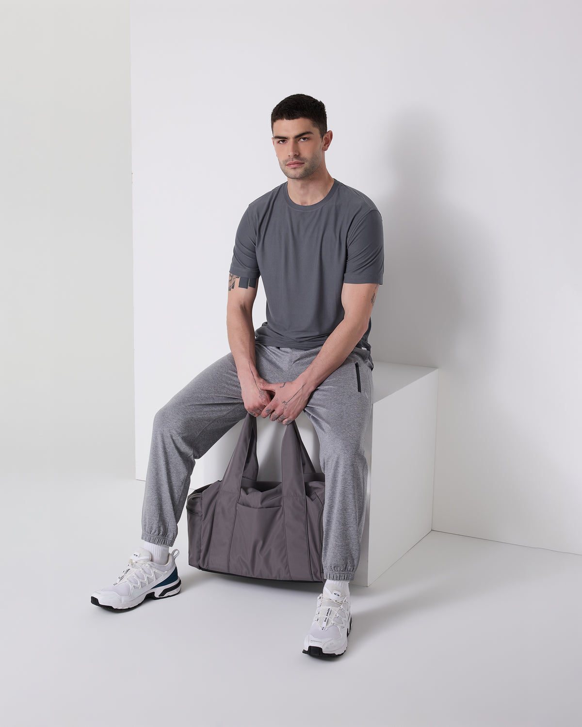 Strato Tech Tee Men's Moonlight Workout Shirt | Vuori onsale - US 8218