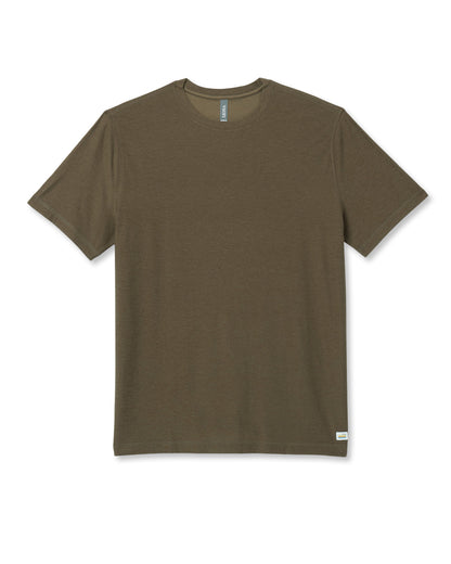 Strato Tech Tee Men's Moss Green Workout Shirt | Vuori discount - US 3834