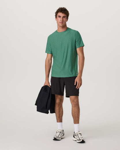 Strato Tech Tee Men's Hedge Green Workout Shirt | Vuori outlet - US 6944