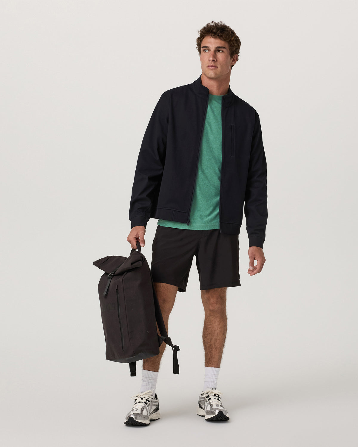 Strato Tech Tee Men's Hedge Green Workout Shirt | Vuori outlet - US 6944