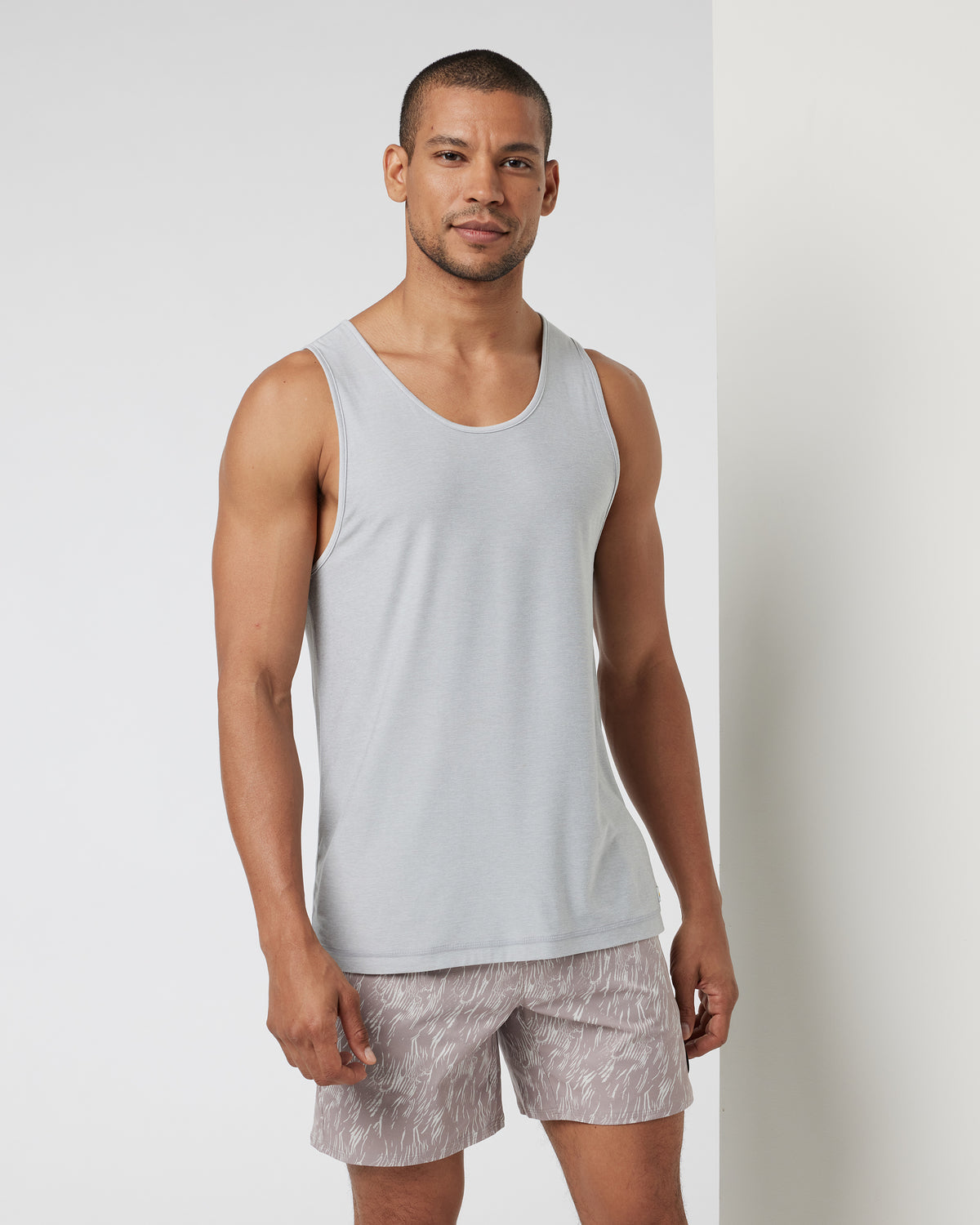 Strato Tech Tank Men's Platinum Heather Tank | Vuori sale - US 2462