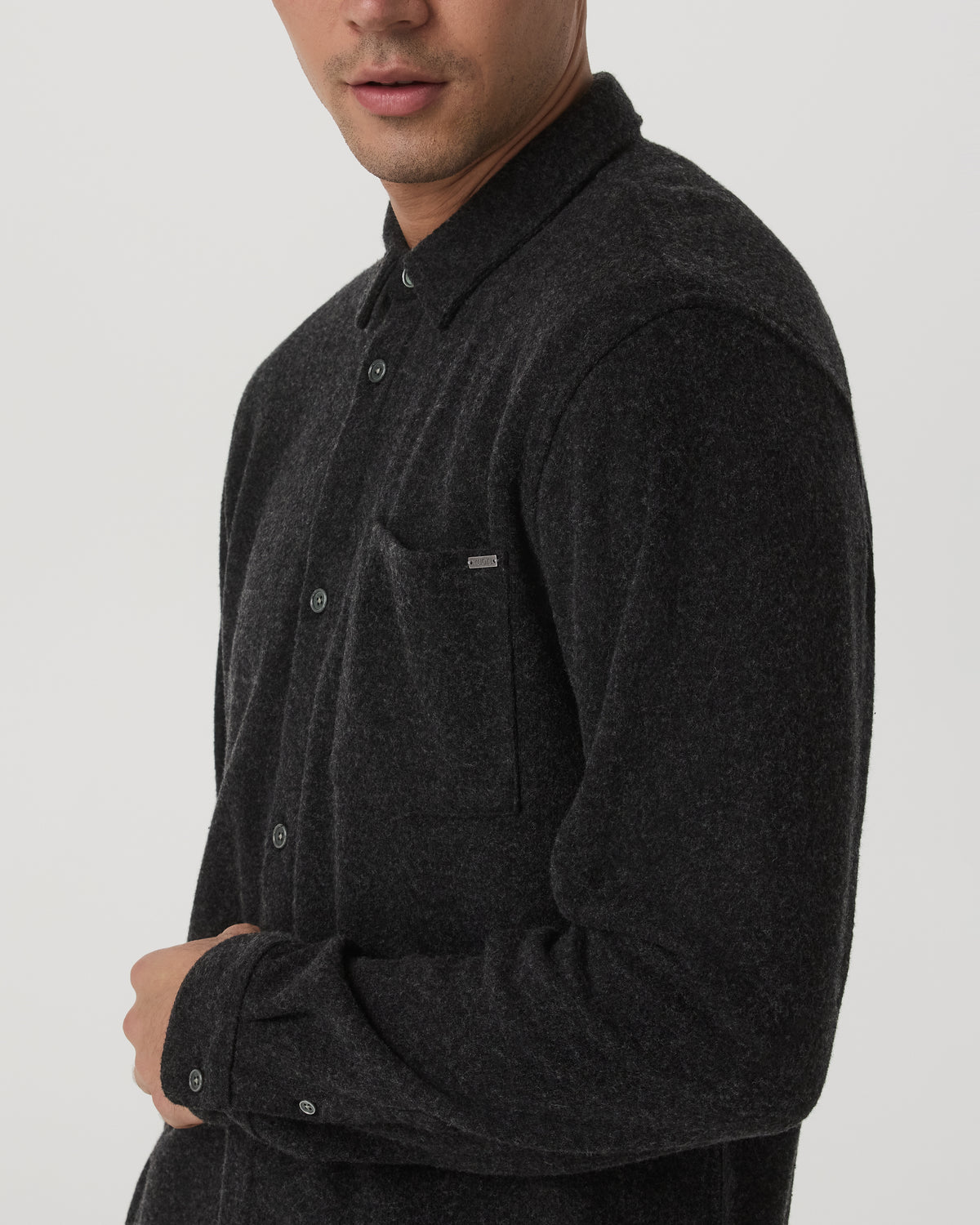 Long Sleeve Altitude Wool Shirt - Relaxed Volcanic Ash | Vuori onsale - US 4193