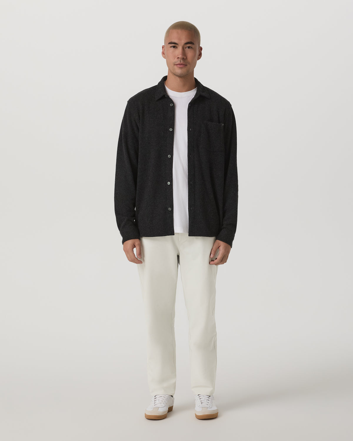 Long Sleeve Altitude Wool Shirt - Relaxed Volcanic Ash | Vuori onsale - US 4193
