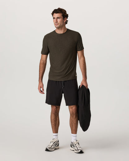 Strato Tech Tee Men's Dark Oregano Heather T-Shirt | Vuori outlet - US 1620