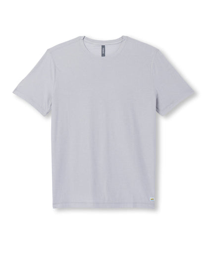 Strato Tech Tee Men's Frost Grey Workout Shirt | Vuori shop - US 7910
