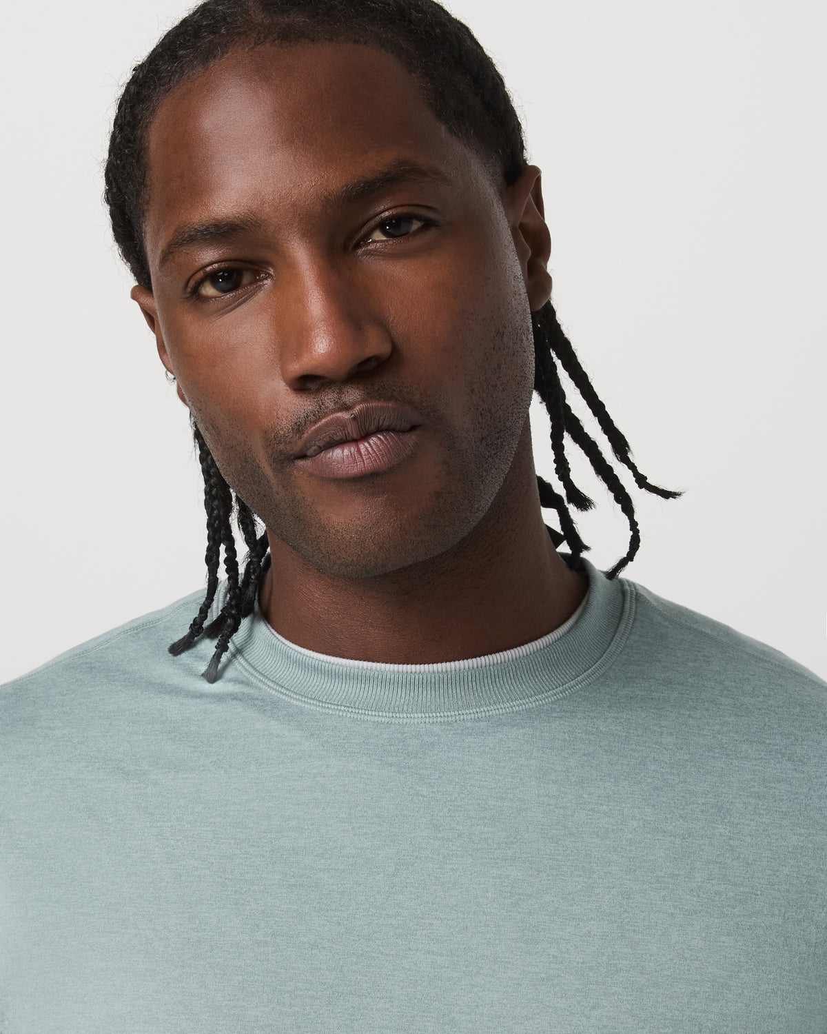 Long Sleeve Ponto Performance Tee Misty Blue Heather | Vuori sale - US 6801