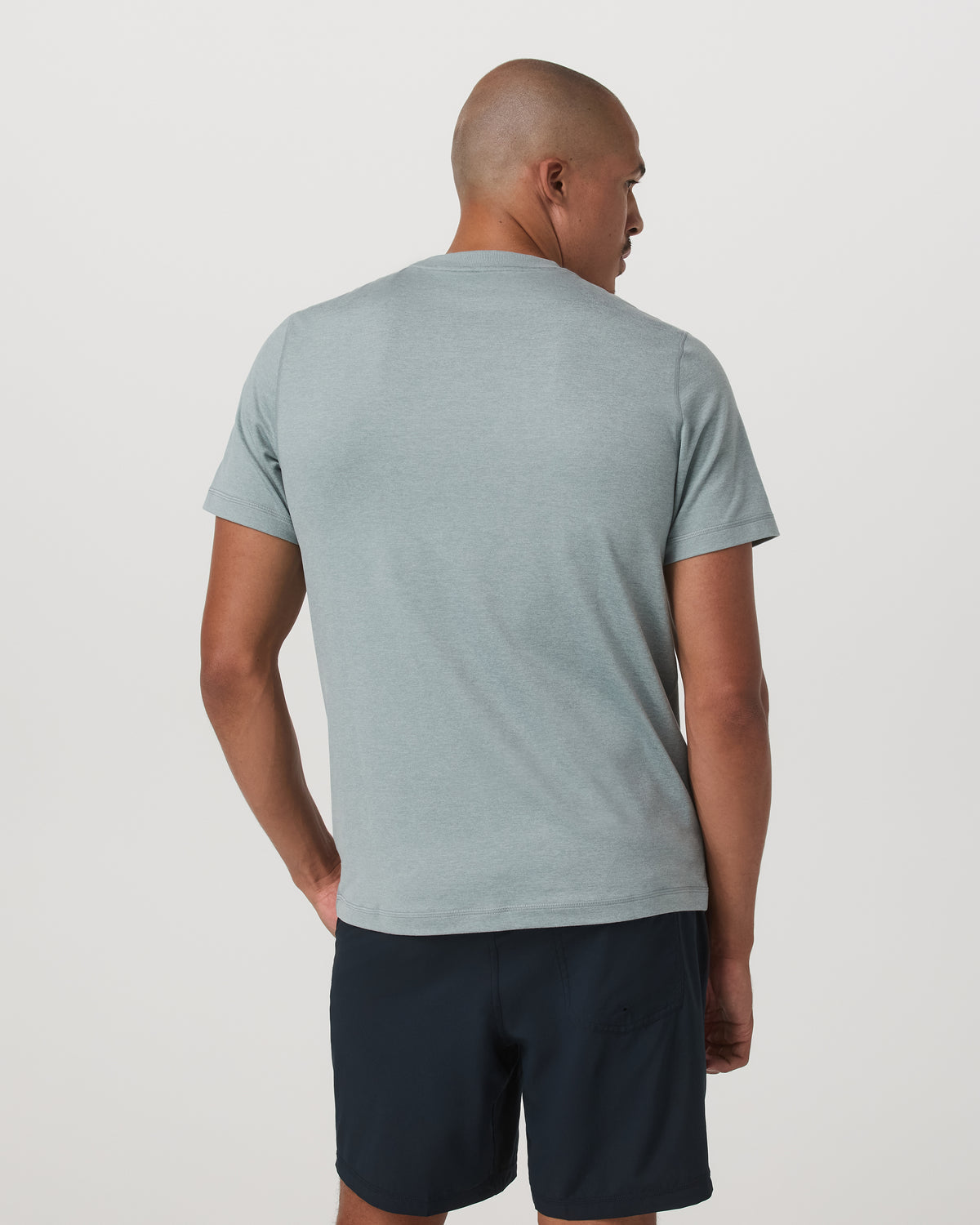 Short Sleeve Ponto Performance Tee Misty Blue Heather | Vuori onsale - US 3910