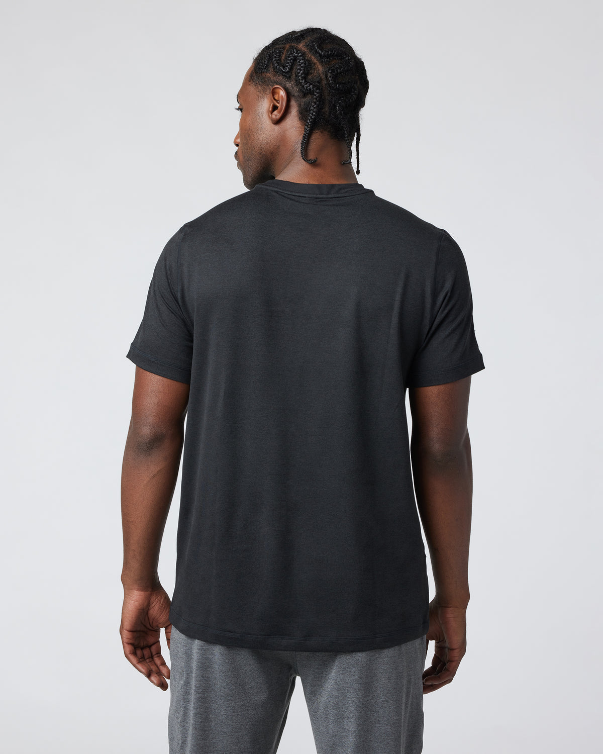 Short Sleeve Ponto Performance Tee Black Heather | Vuori for sale - US 7408