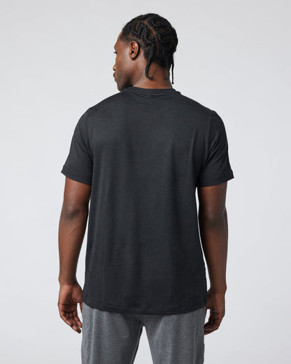 Short Sleeve Ponto Performance Tee Black Heather | Vuori for sale - US 7408