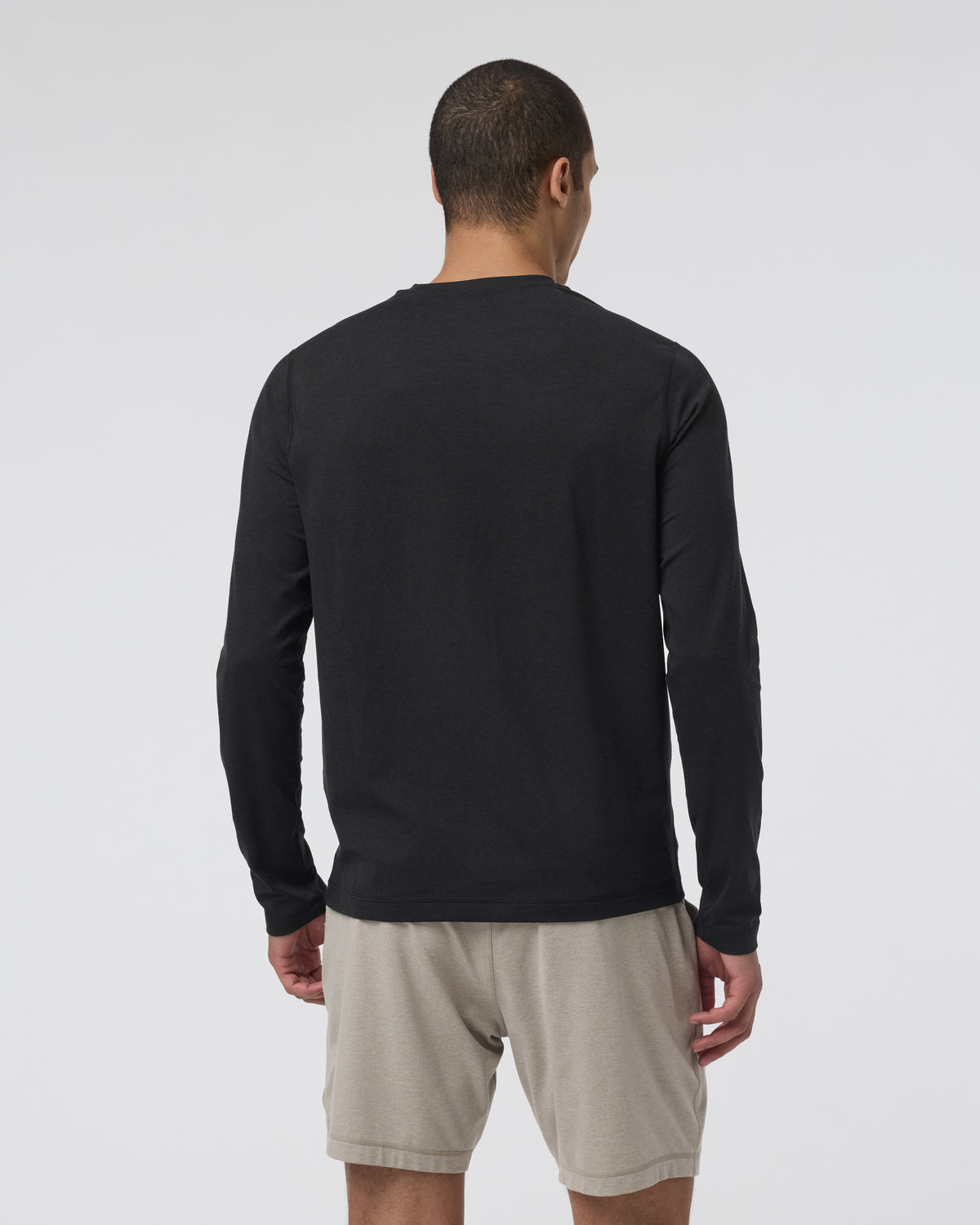 Long Sleeve Ponto Performance Tee Black Heather | Vuori online - US 6125