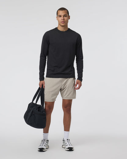 Long Sleeve Ponto Performance Tee Black Heather | Vuori online - US 6125