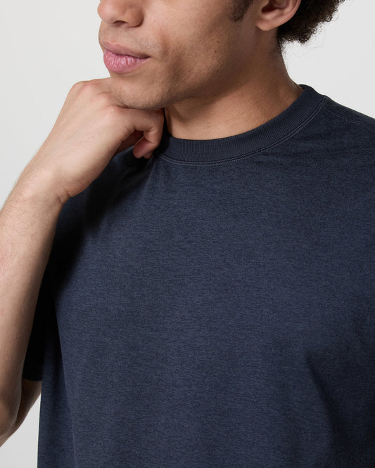 Short Sleeve Ponto Tee - Relaxed Fit Midnight Heather | Vuori discount - US 8162