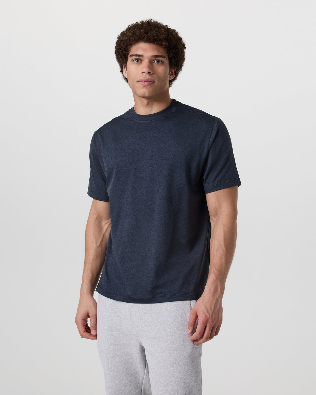 Short Sleeve Ponto Tee - Relaxed Fit Midnight Heather | Vuori discount - US 8162