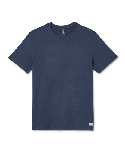 Short Sleeve Ponto Performance Tee Azure Heather | Vuori shop - US 9890