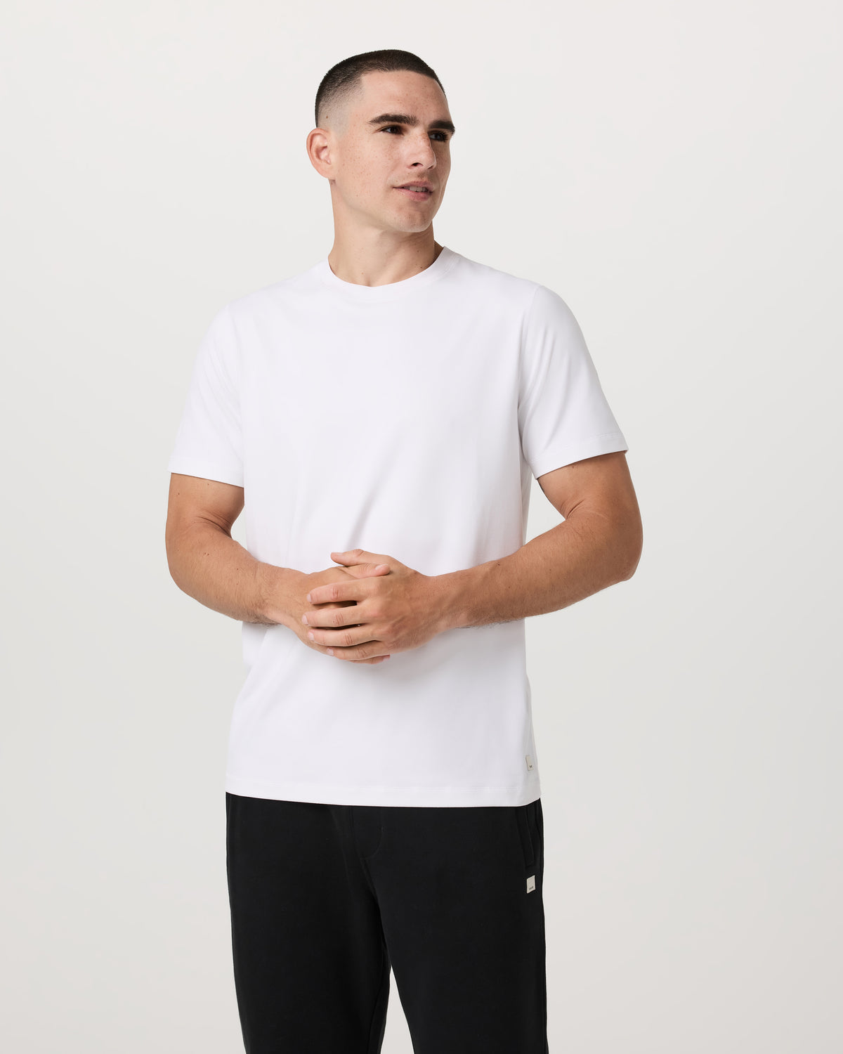 Men's Short Sleeve Ponto Performance Tee White | Vuori sale - US 4550