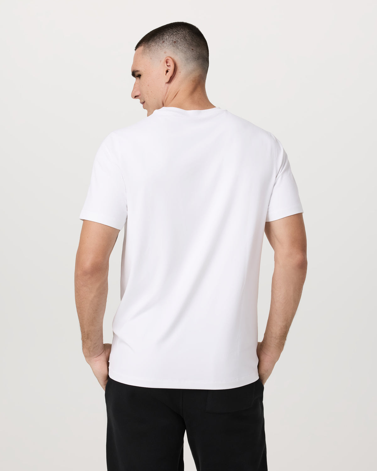 Men's Short Sleeve Ponto Performance Tee White | Vuori sale - US 4550