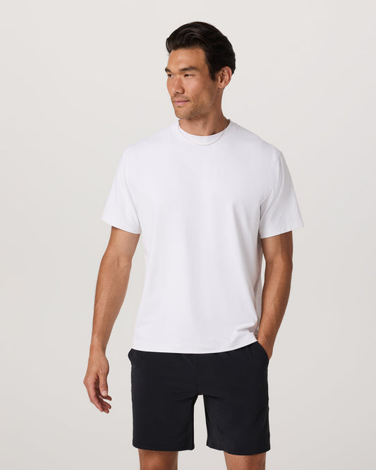 Men's Short Sleeve Ponto Tee - Relaxed White | Vuori onsale - US 5069