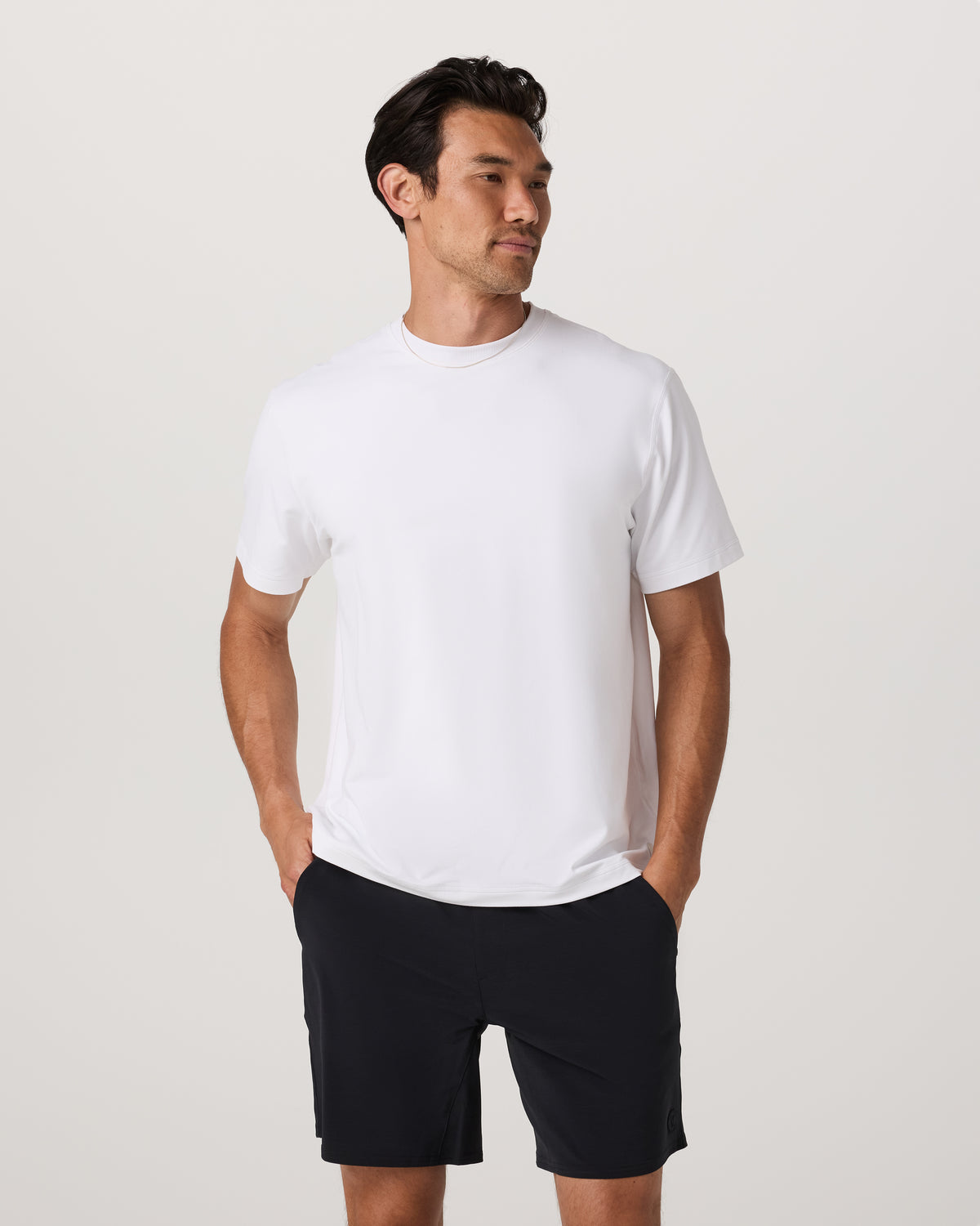 Men's Short Sleeve Ponto Tee - Relaxed White | Vuori onsale - US 5069