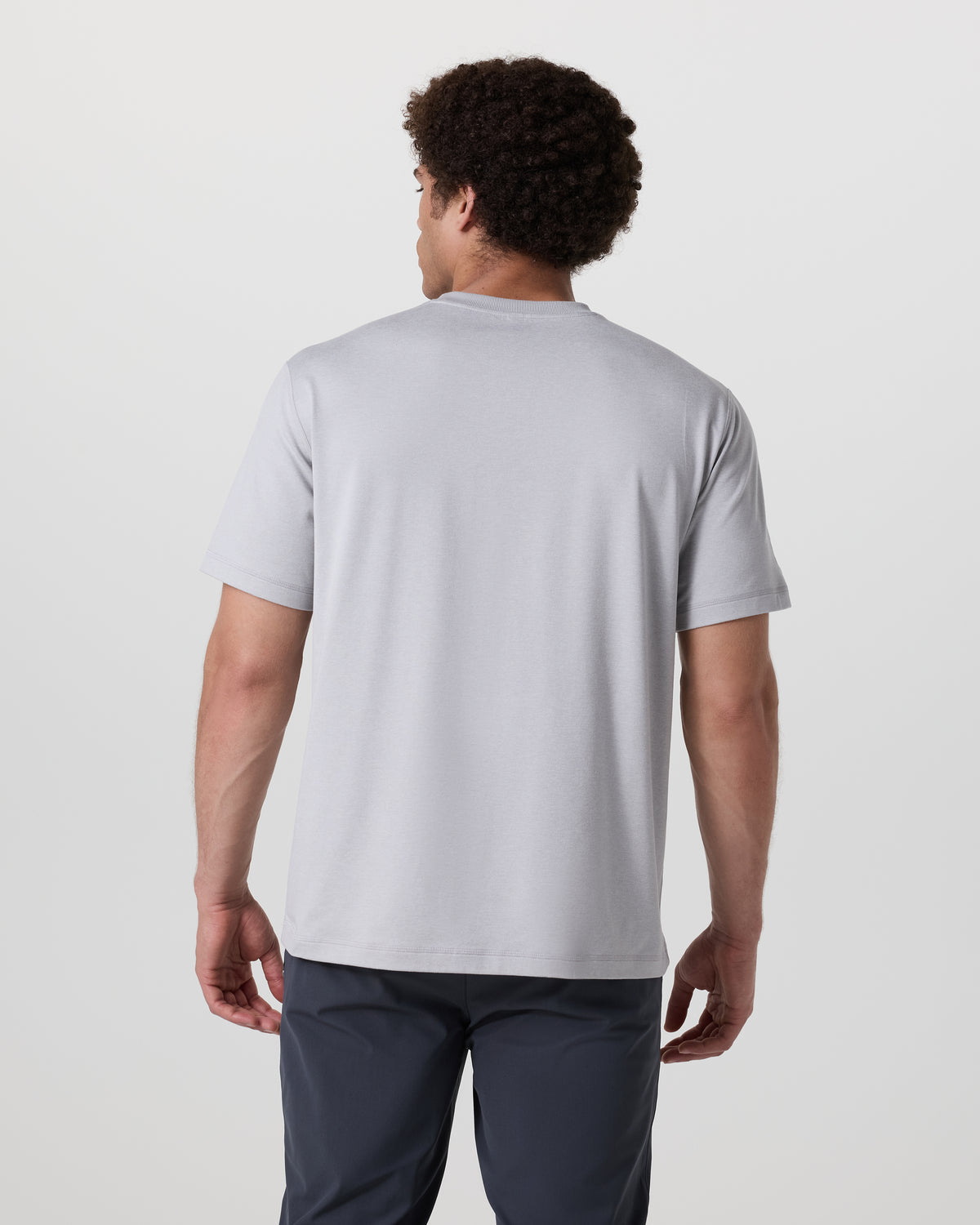 Short Sleeve Ponto Tee - Relaxed Fit Frost Grey Heather | Vuori online - US 5044