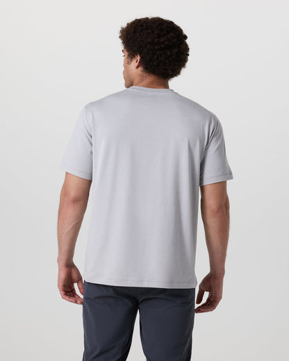 Short Sleeve Ponto Tee - Relaxed Fit Frost Grey Heather | Vuori online - US 5044