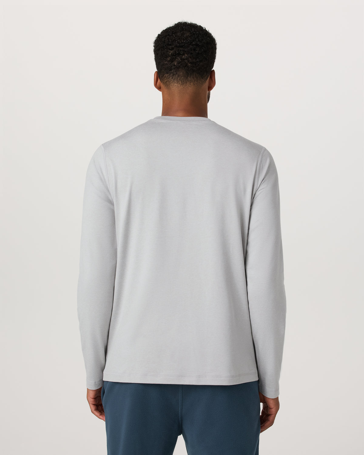 Long Sleeve Ponto Performance Tee Frost Grey Heather | Vuori discount - US 9072