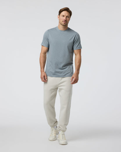Short Sleeve Ponto Performance Tee Dusty Blue Heather | Vuori outlet - US 8549