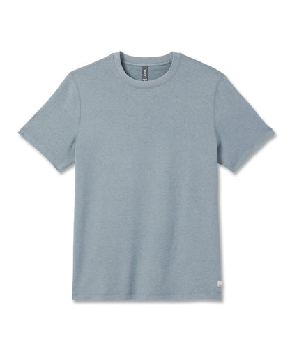 Short Sleeve Ponto Performance Tee Dusty Blue Heather | Vuori outlet - US 8549