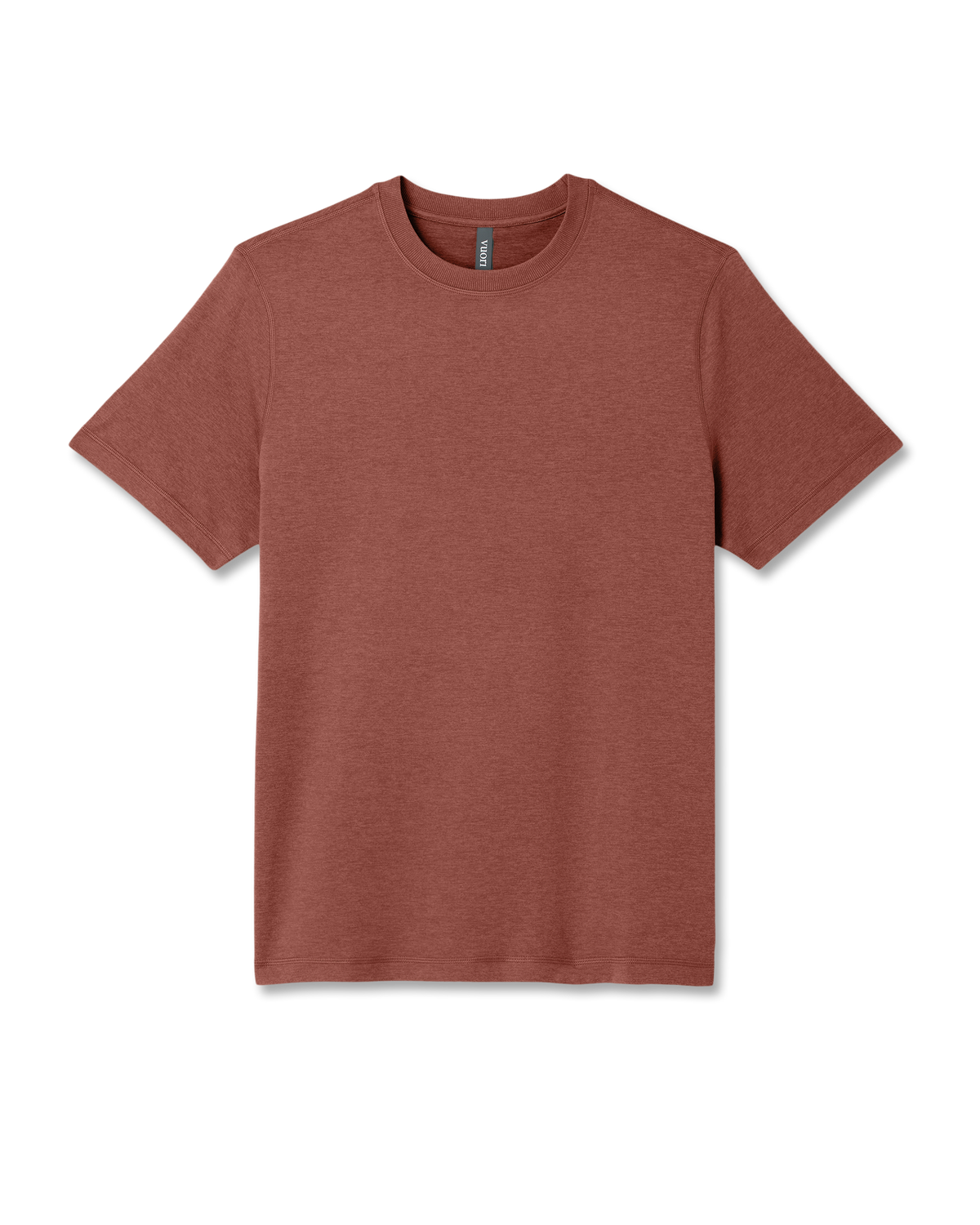 Short Sleeve Ponto Performance Tee Firebrick Heather | Vuori shop - US 7882