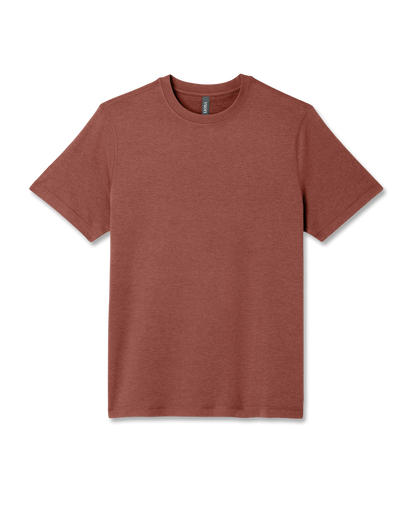 Short Sleeve Ponto Performance Tee Firebrick Heather | Vuori shop - US 7882