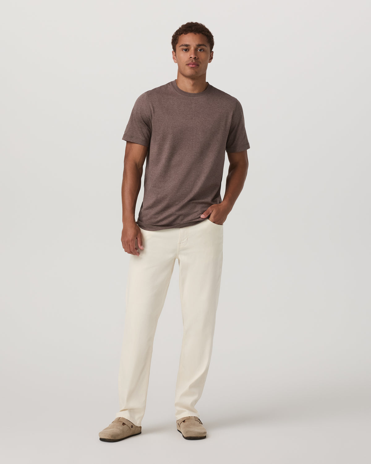 Men's Short Sleeve Ponto Performance Tee Elm Heather | Vuori onsale - US 3972