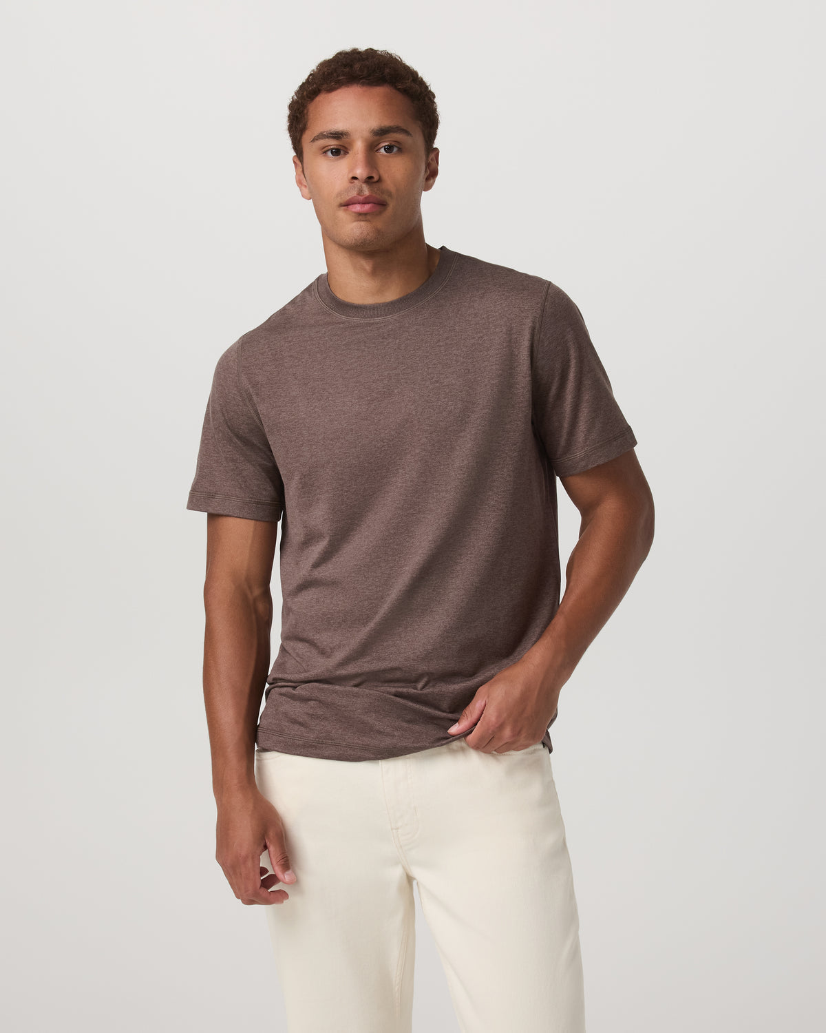 Men's Short Sleeve Ponto Performance Tee Elm Heather | Vuori onsale - US 3972