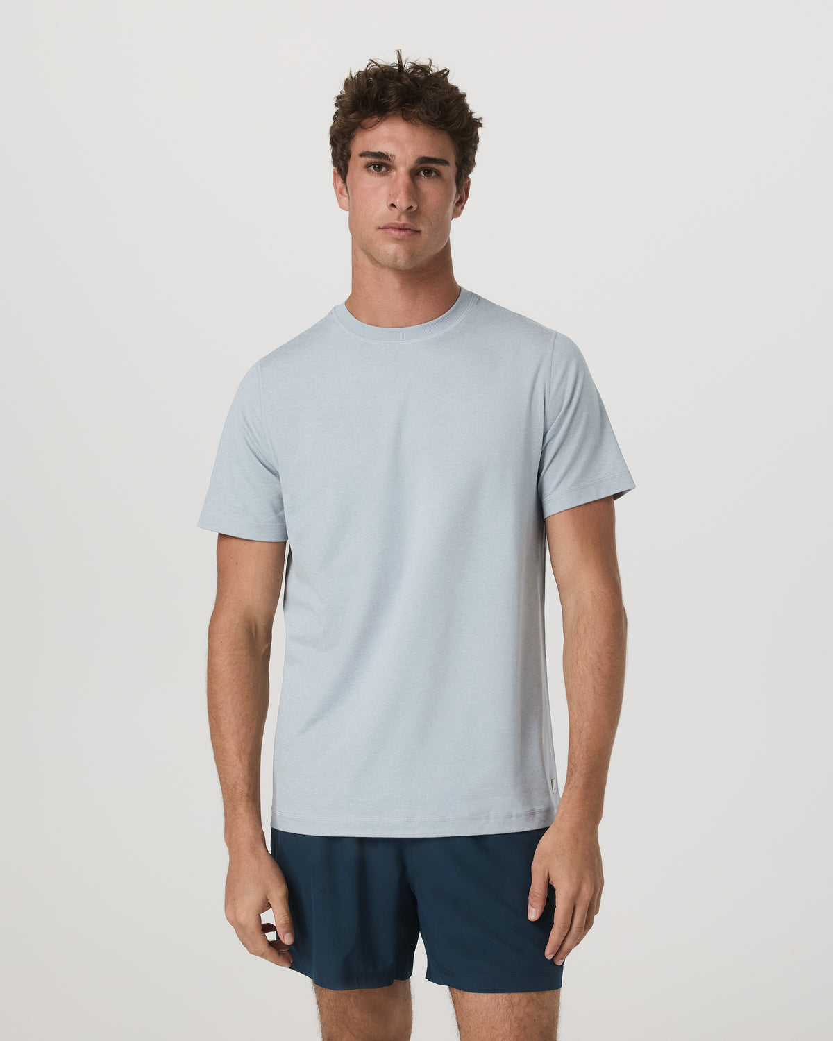 Short Sleeve Ponto Performance Tee Harbor Grey Heather | Vuori for sale - US 3950