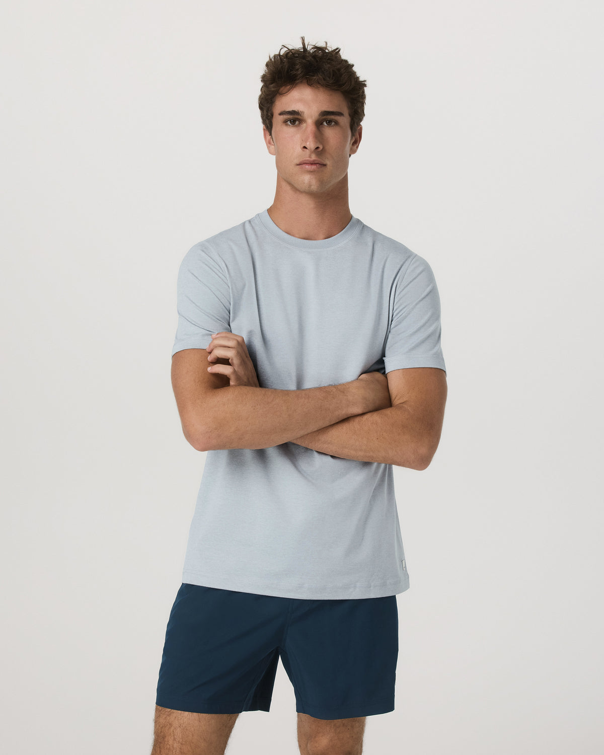 Short Sleeve Ponto Performance Tee Harbor Grey Heather | Vuori for sale - US 3950