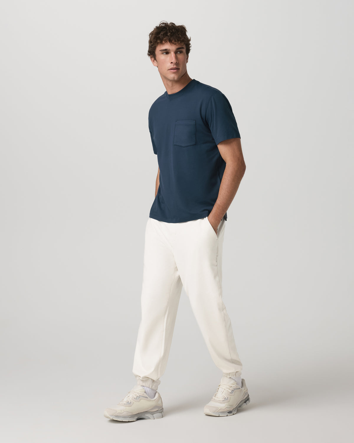 Short Sleeve Ponto Pocket Tee - Relaxed Fit Ocean Blue | Vuori online - US 5121