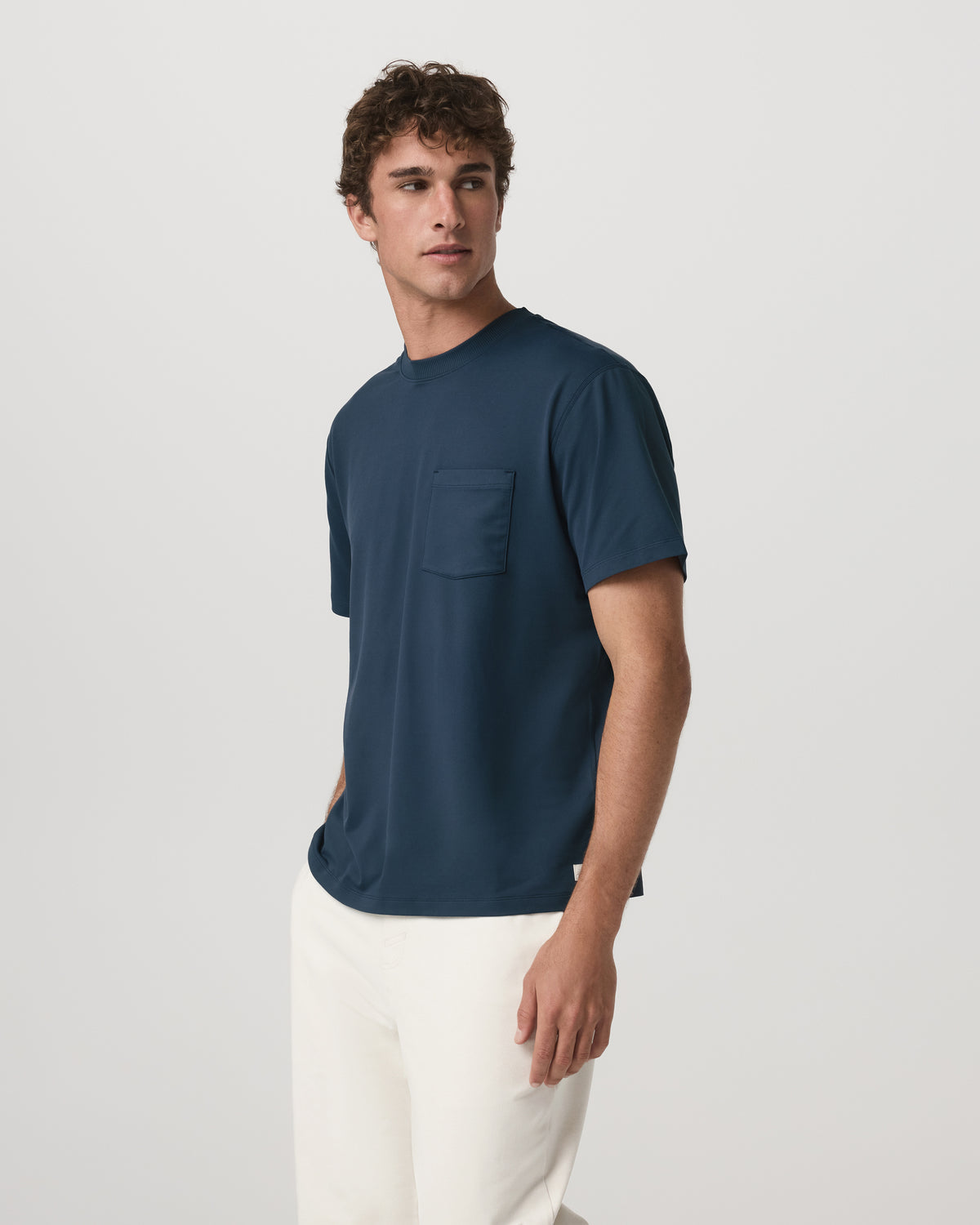 Short Sleeve Ponto Pocket Tee - Relaxed Fit Ocean Blue | Vuori online - US 5121