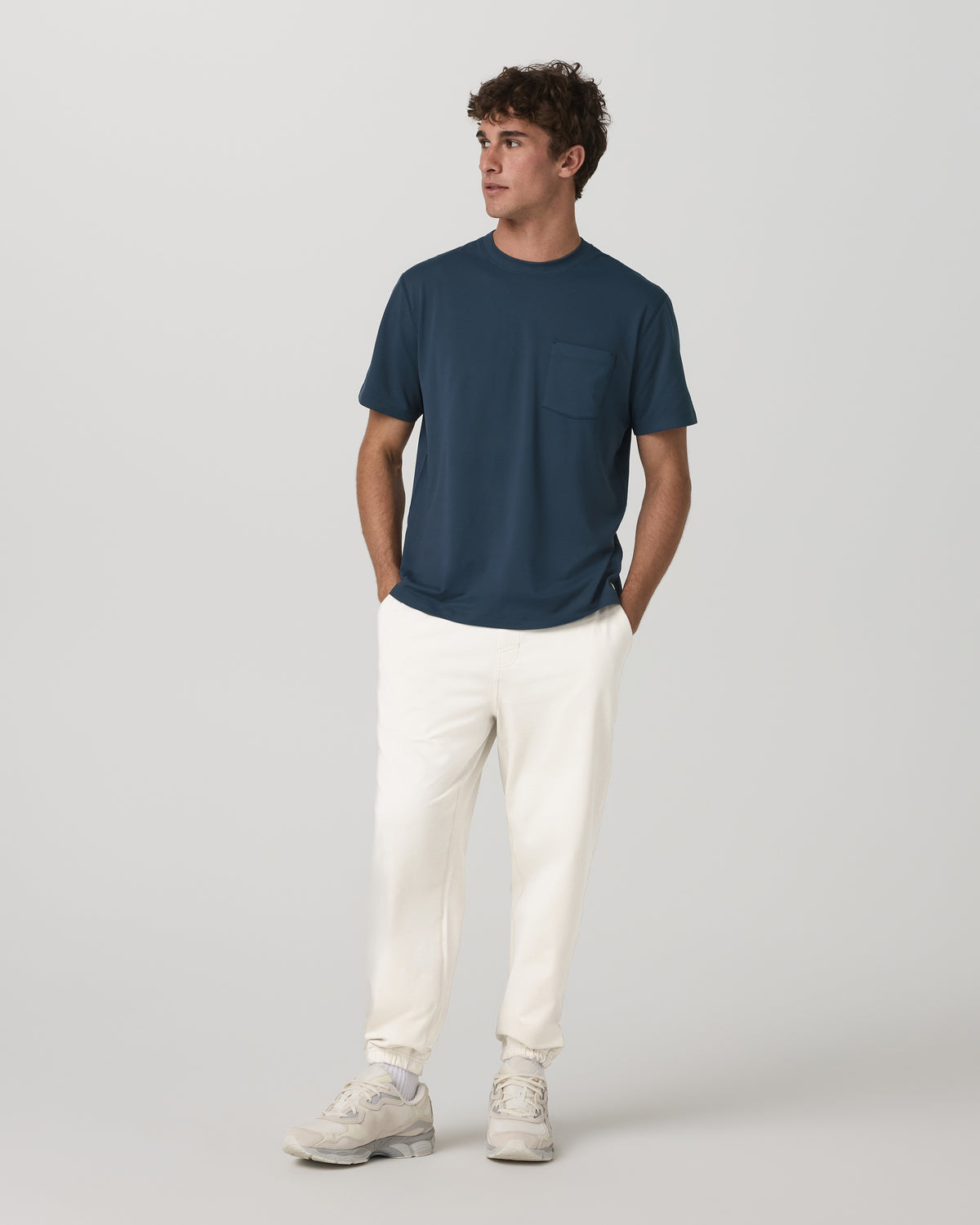 Short Sleeve Ponto Pocket Tee - Relaxed Fit Ocean Blue | Vuori online - US 5121