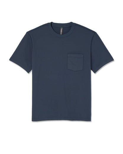 Short Sleeve Ponto Pocket Tee - Relaxed Fit Ocean Blue | Vuori online - US 5121