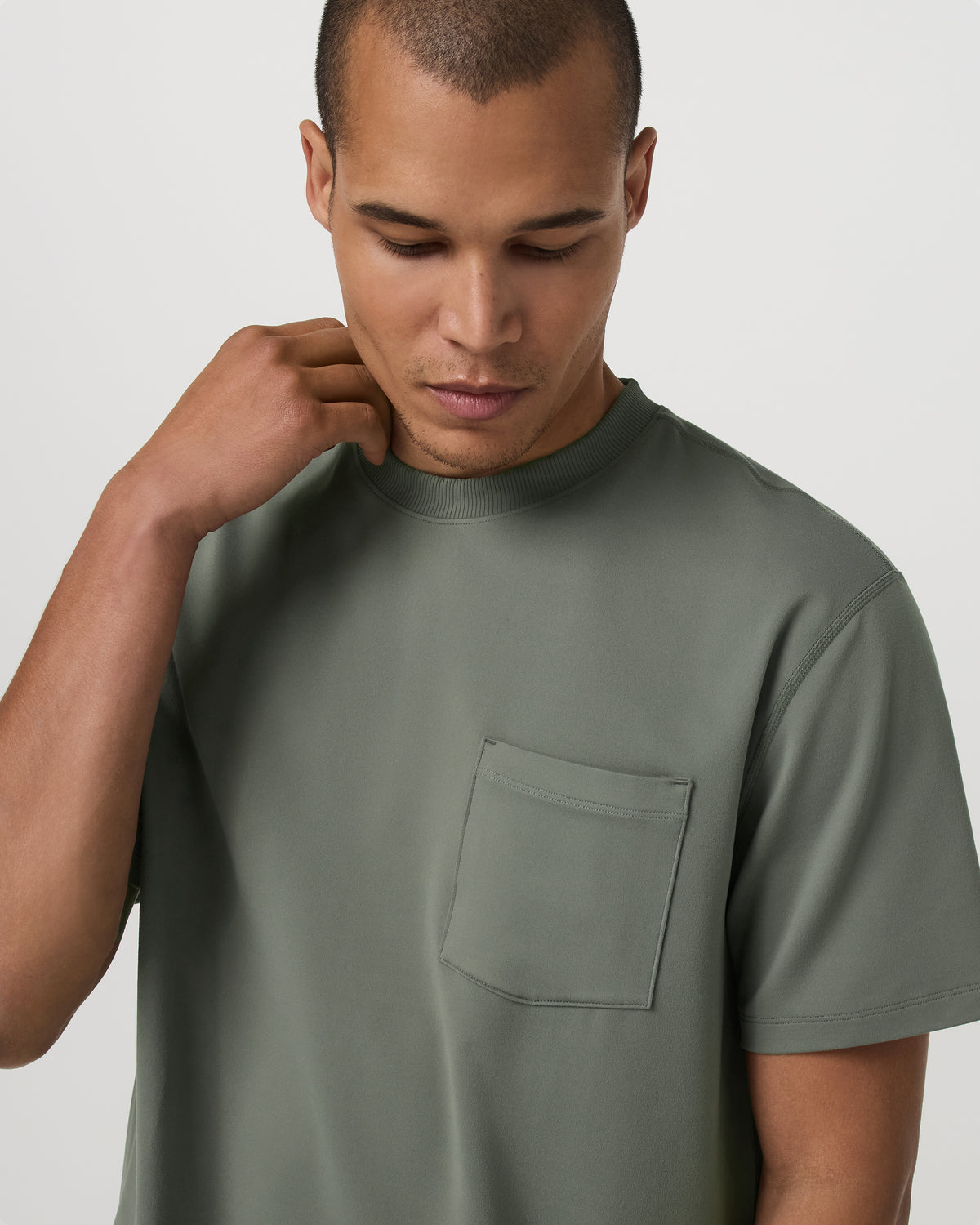 Short Sleeve Ponto Pocket Tee - Relaxed Fit Light Oregano | Vuori outlet - US 2596