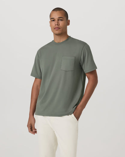 Short Sleeve Ponto Pocket Tee - Relaxed Fit Light Oregano | Vuori outlet - US 2596