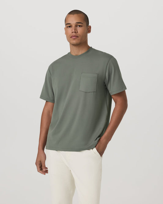 Short Sleeve Ponto Pocket Tee - Relaxed Fit Light Oregano | Vuori outlet - US 2596