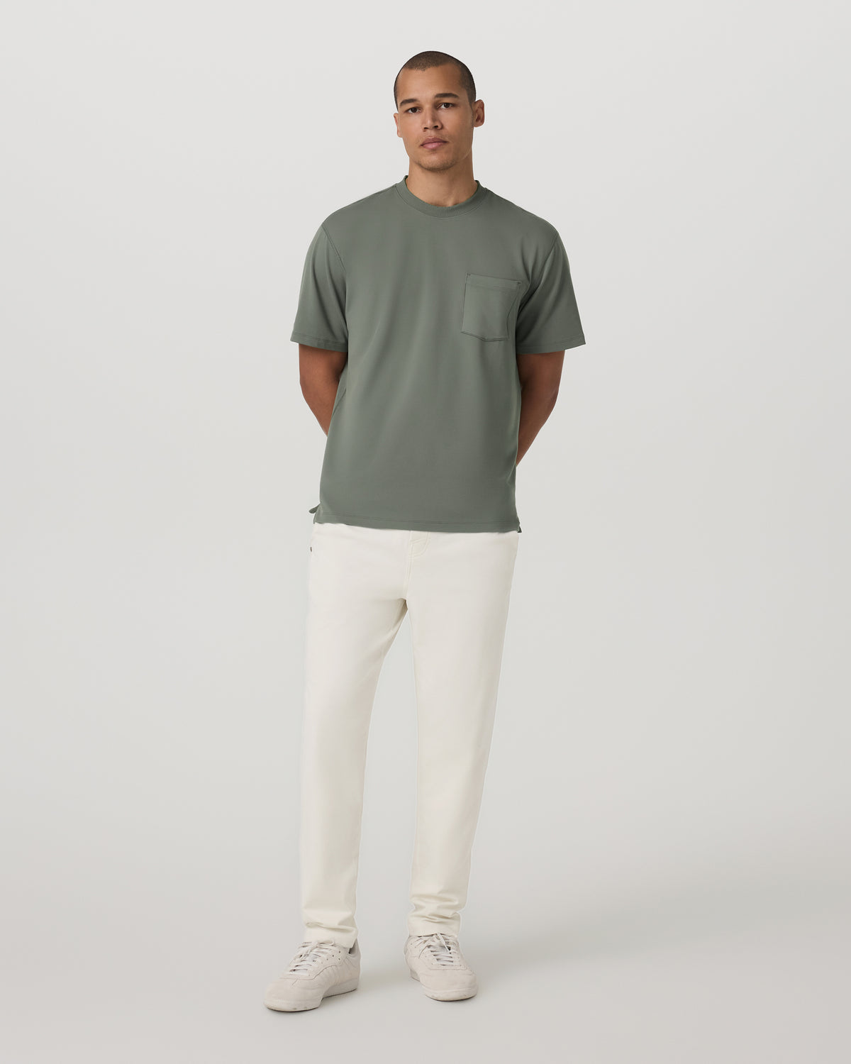 Short Sleeve Ponto Pocket Tee - Relaxed Fit Light Oregano | Vuori outlet - US 2596