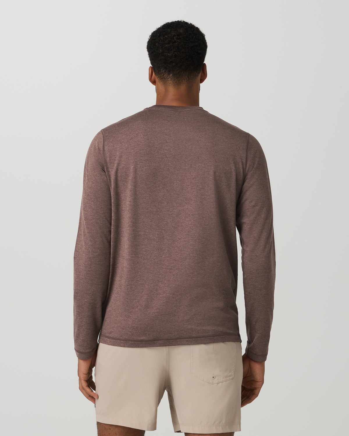 Men's Long Sleeve Ponto Performance Tee Elm Heather | Vuori sale - US 4999