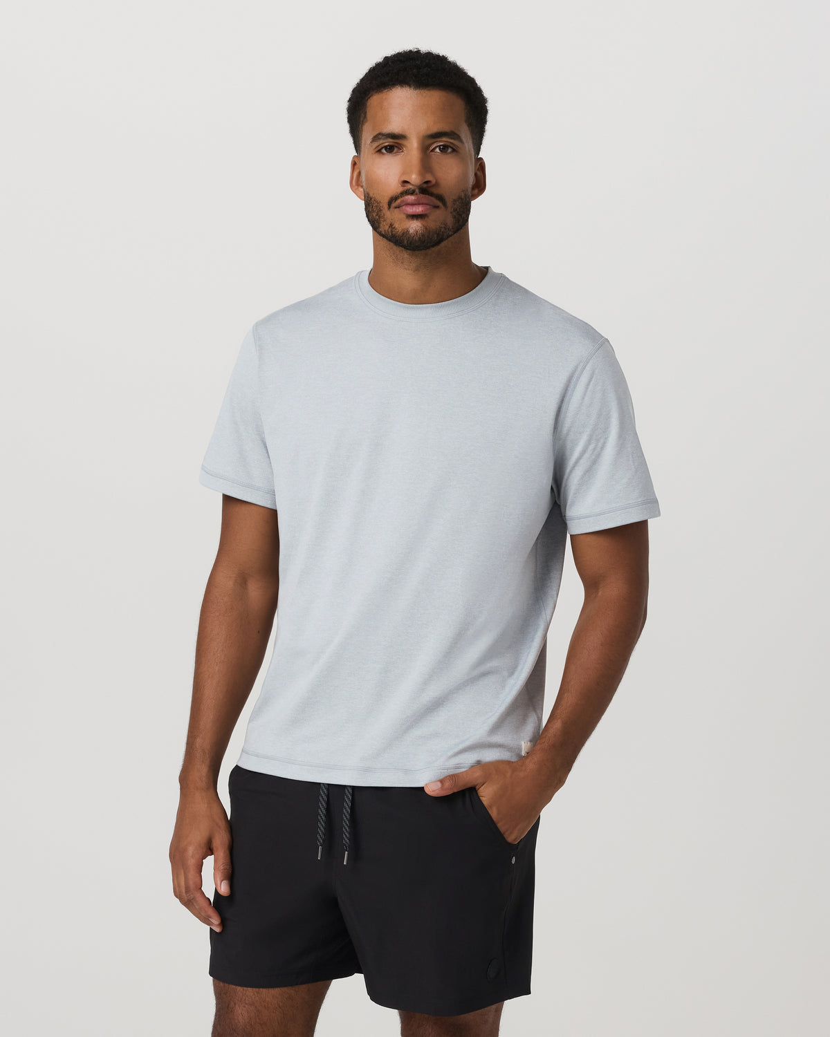 Short Sleeve Ponto Tee - Relaxed Fit Harbor Grey Heather | Vuori onsale - US 6283