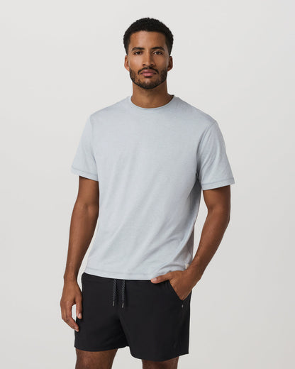 Short Sleeve Ponto Tee - Relaxed Fit Harbor Grey Heather | Vuori onsale - US 6283